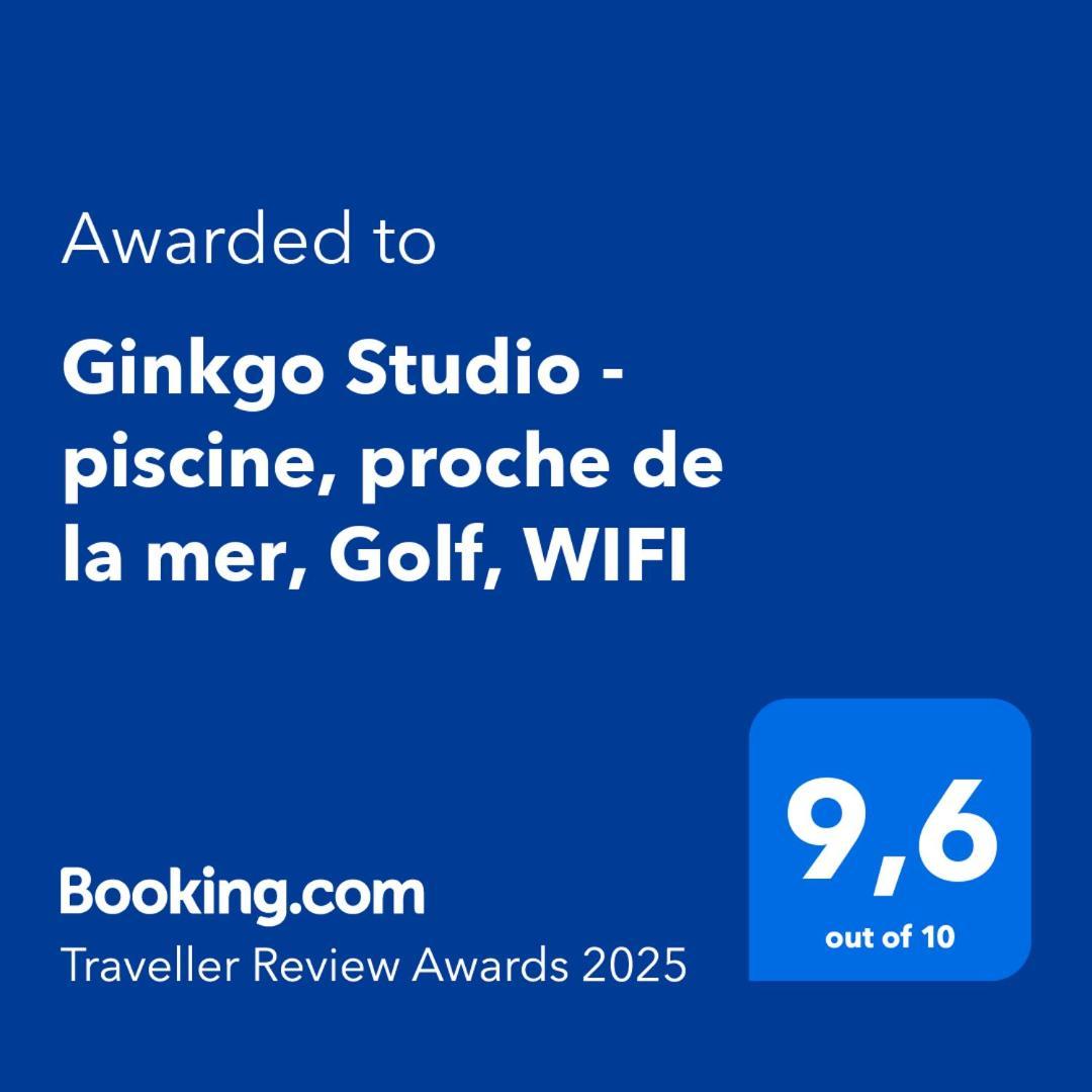 Ginkgo Studio - Piscine, Proche De La Mer, Golf, Wifi Мандельё-ла-Напуль Экстерьер фото